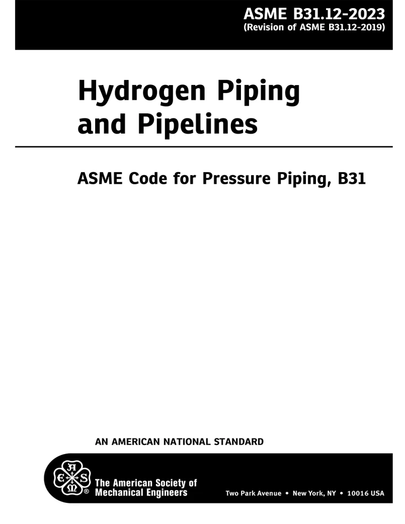 ASME B31.12-2023 pdf