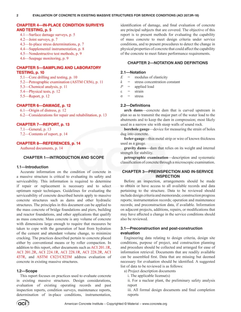 ACI 207.3R-18 pdf