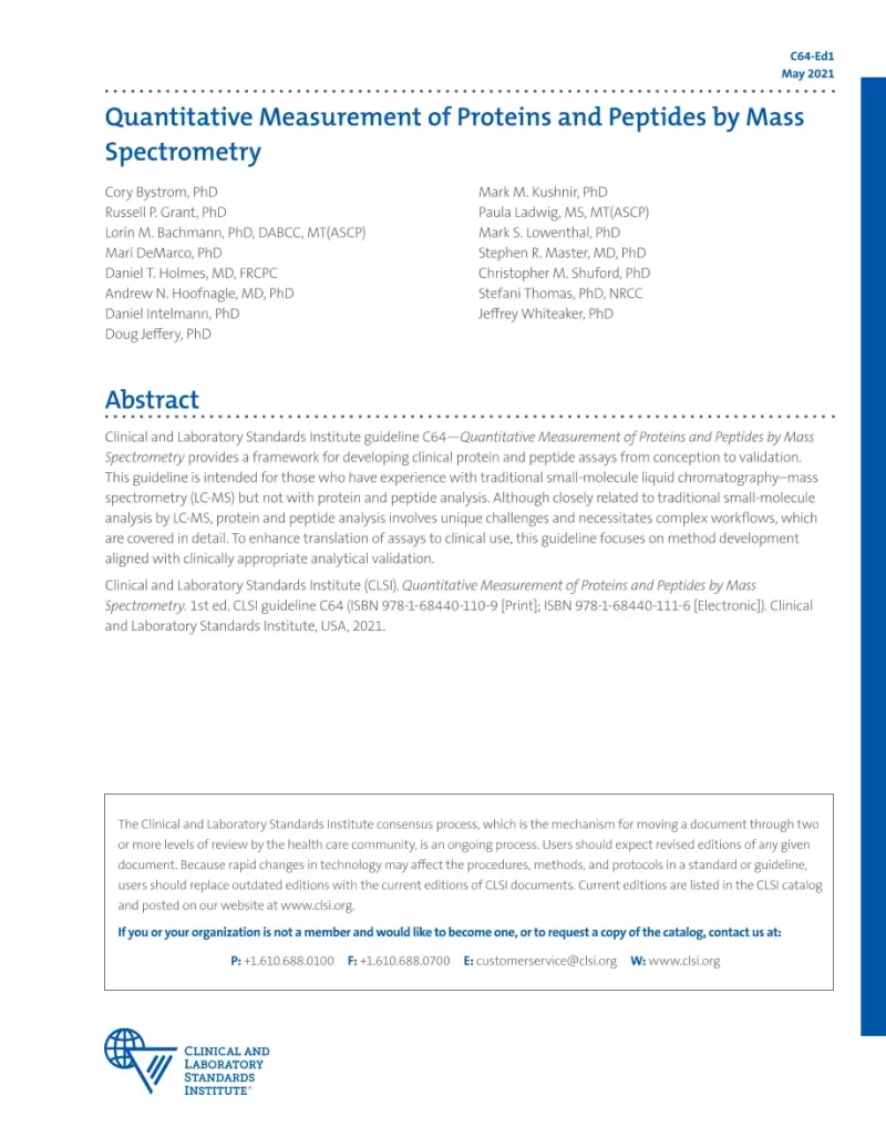 CLSI C64 1st Edition pdf