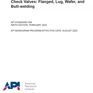 API Standard 594 Ninth Edition PDF