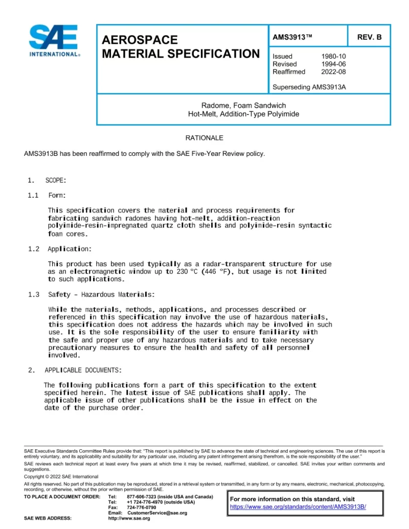 SAE AMS3913B pdf