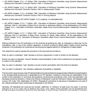 API Manual of Petroleum Measurement Standards Chapter 12.2 PDF