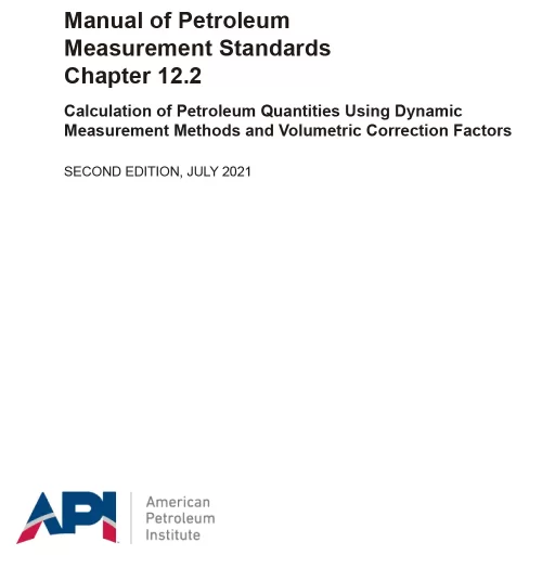 API Manual of Petroleum Measurement Standards Chapter 12.2 PDF