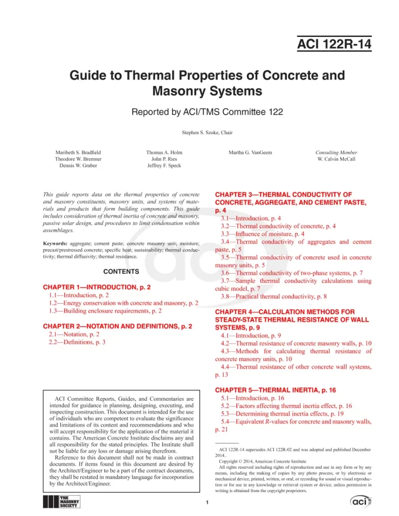 ACI 122R-14 pdf