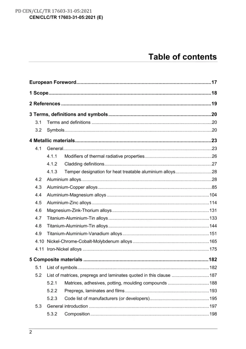 BS PD CEN/CLC/TR 17603-31-05:2021 pdf