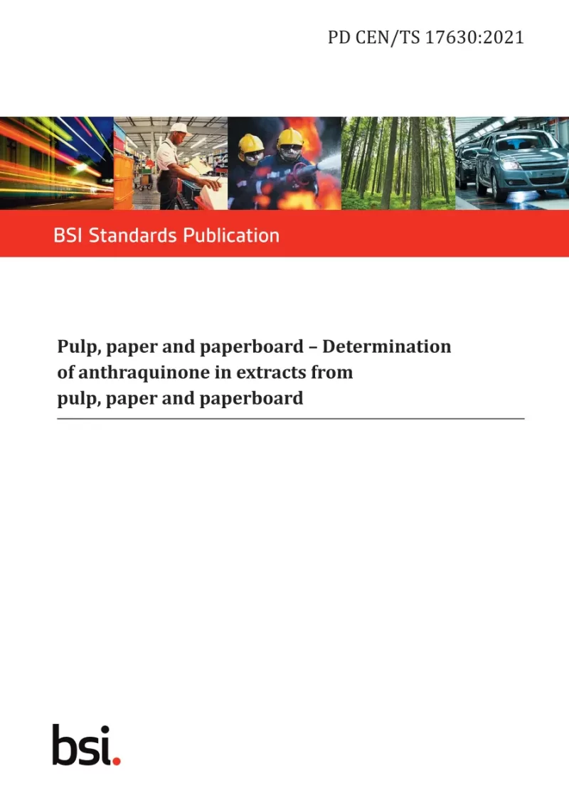 BS PD CEN/TS 17630:2021 pdf