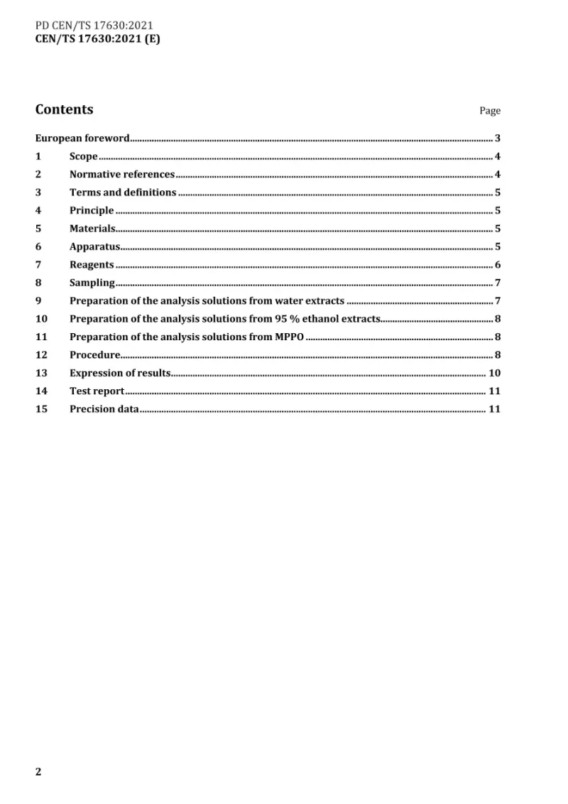 BS PD CEN/TS 17630:2021 pdf