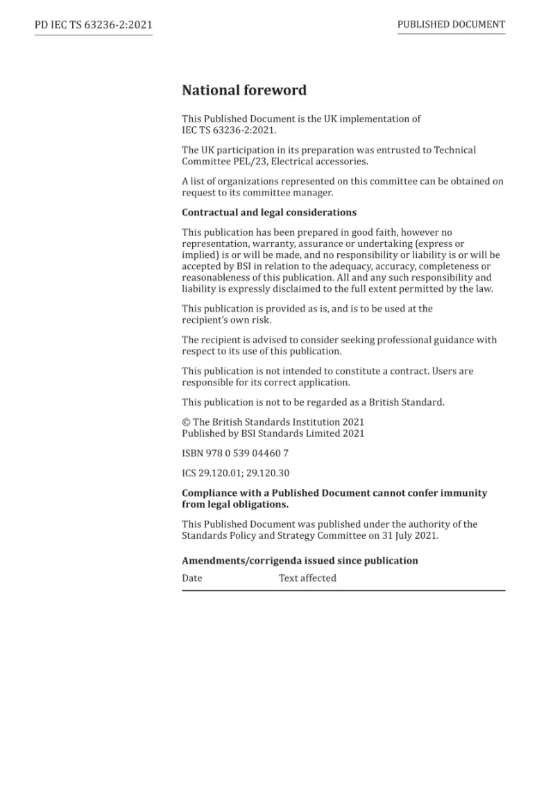 BS PD IEC TS 63236-2:2021 pdf